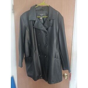 Outbrook Womens Button Up Polyester Jacket - Size 1X